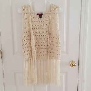 Crochet Fringe Vest